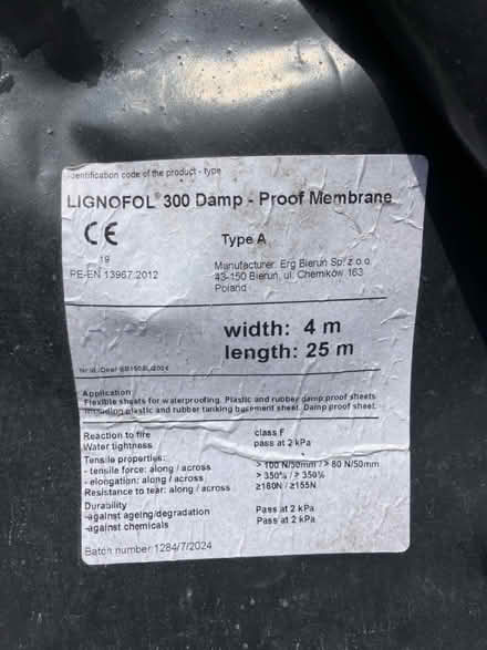 Photo of free Damp proof membrane #2 (PE30) #3