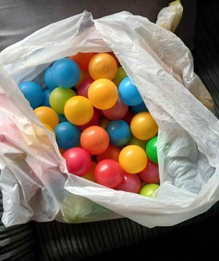 Photo of free Bag of plastic balls (Woodley RG5) #1