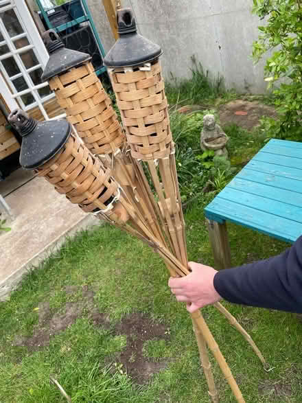 Photo of free Bamboo garden torches (Warden Hill GL51) #1