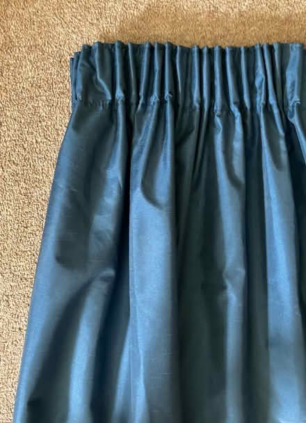 Photo of free Teal blue blackout curtains (Hitchin SG4 7SN) #1