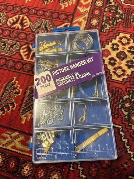Photo of free 200 piece picture hanger set (Ninth Line & Hwy. 7 - Markham) #1