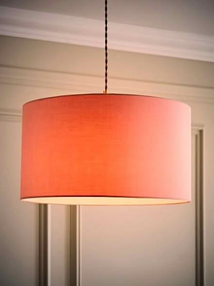 Photo of free Large blush pink lampshade (Abington) #3