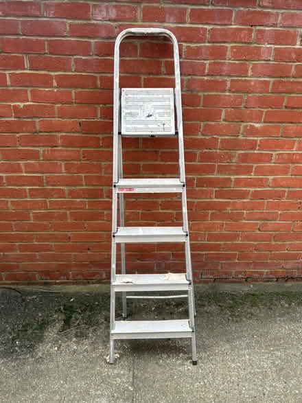 Photo of free 5 rung aluminium step ladder (Saint George's CO2) #1