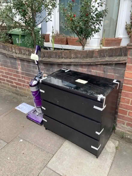 Photo of free Chest of drawers & hoover (Manor Park E12 6D) #1