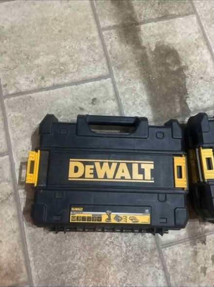 Photo of free DeWalt power tool boxes (Mitcham) #1
