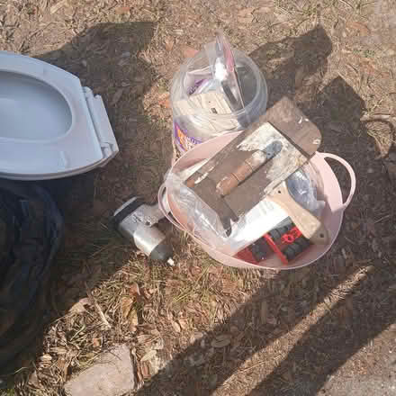 Photo of free Yard sale leftovers (By post office) #4