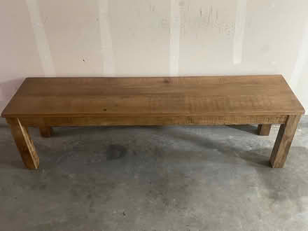 Photo of free Solid wood bench (Fremont Ca) #3