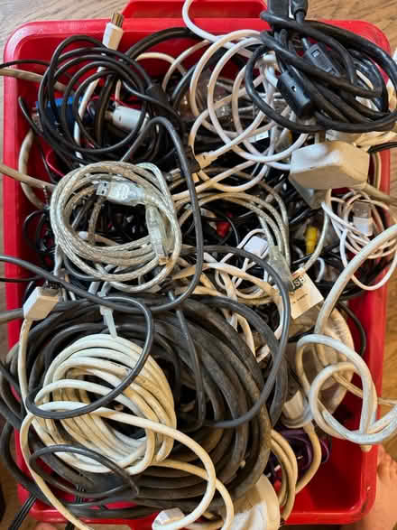 Photo of free Large selection of cables (Orpington) #1