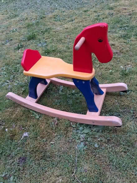 Photo of free wooden rocking horse (Fleetville) #1