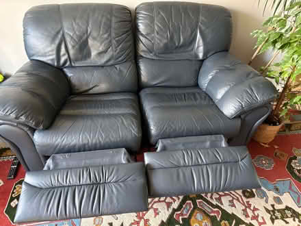Photo of free leather sofa (Pontesbury SY5) #2