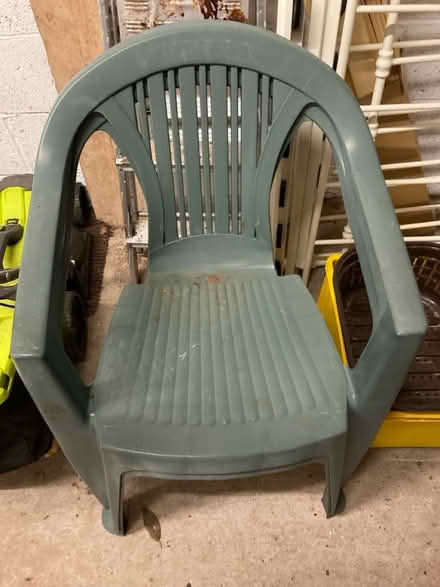 Photo of free 2 green garden chairs (Worcester WR4) #1