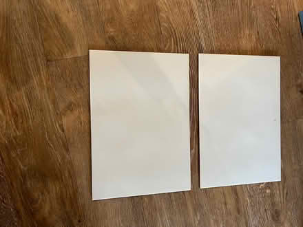 Photo of free 2 white bumpy tiles (Malvern Link WR14) #1