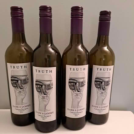 Photo of free Artistic-label [EMPTY] wine bottles (Allison Park-- Hampton) #1