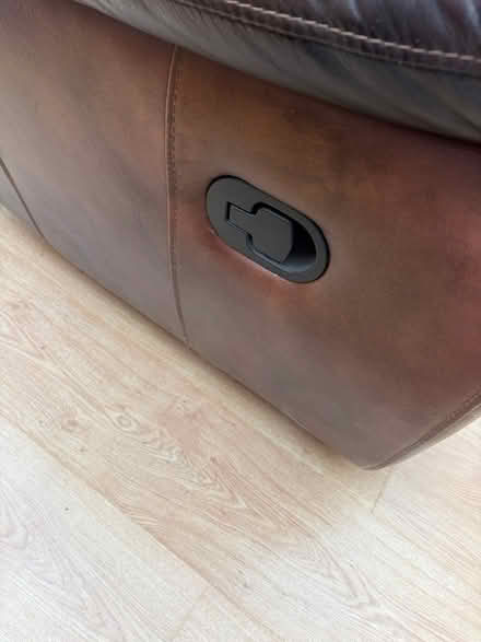 Photo of free Recliner chair well worn leather (Shirley B90) #2