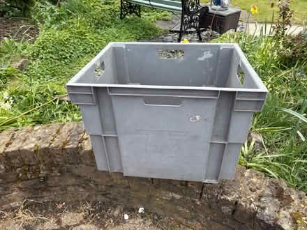 Photo of free Heavy duty plastic storage bin (Chingford London E4) #1