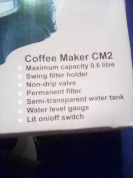 Photo of free Small, Basic Coffee Machine (CT9) #3