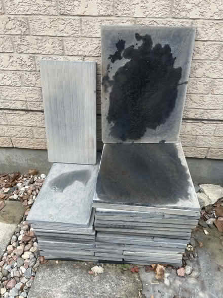 Photo of free Slate walkway tiles (Bank at Hunt Club) #3