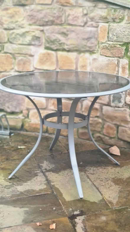 Photo of free Garden table and 2 Chairs (Lancaster freehold) #2