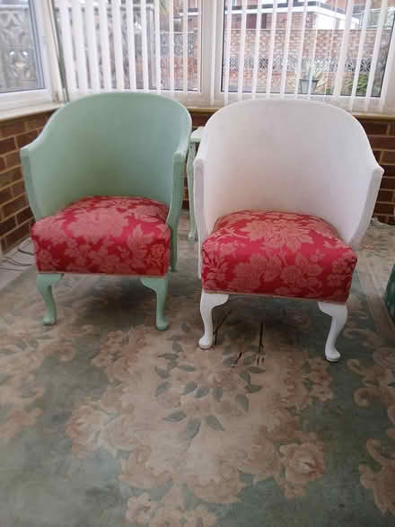 Photo of free 2 Lloyd Loom chairs (Upton BH16) #1