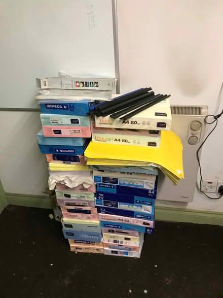 Photo of free Large amount of A4 coloured paper (Newton Reigny CA11) #1