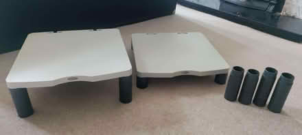Photo of free 2 x Fellowes monitor stand / risers (Crosby L23) #1