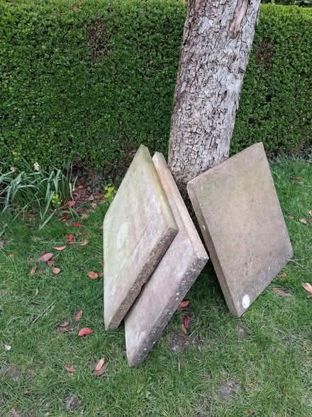 Photo of free 3 large heavy slabs (Cob Lane B29) #1