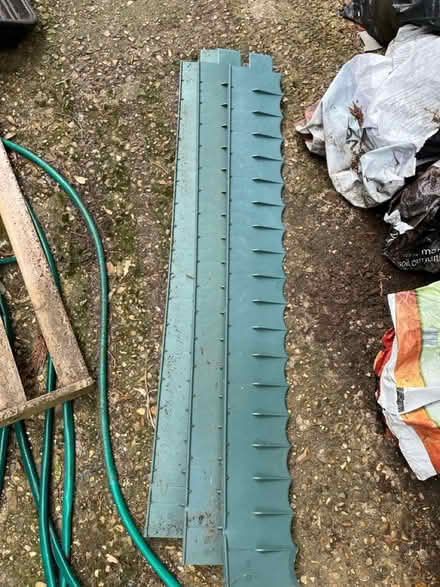 Photo of free Plastic garden edging (11 pieces) (Woolwich SE18) #1