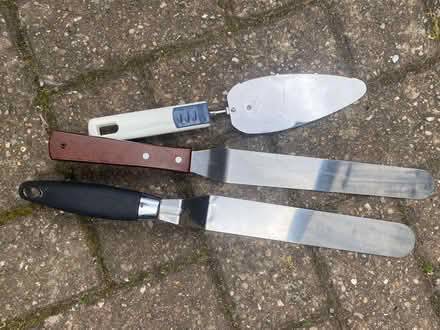 Photo of free Serving spoons/fork; cake server & knives (Cogges OX28) #2