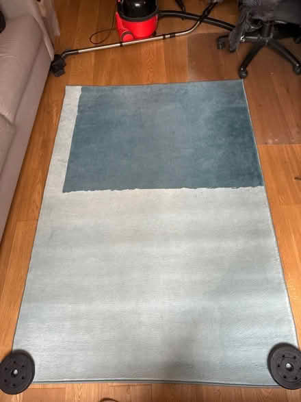 Photo of free Blue Rug Ikea 135x195cm (Camden Town NW1) #2