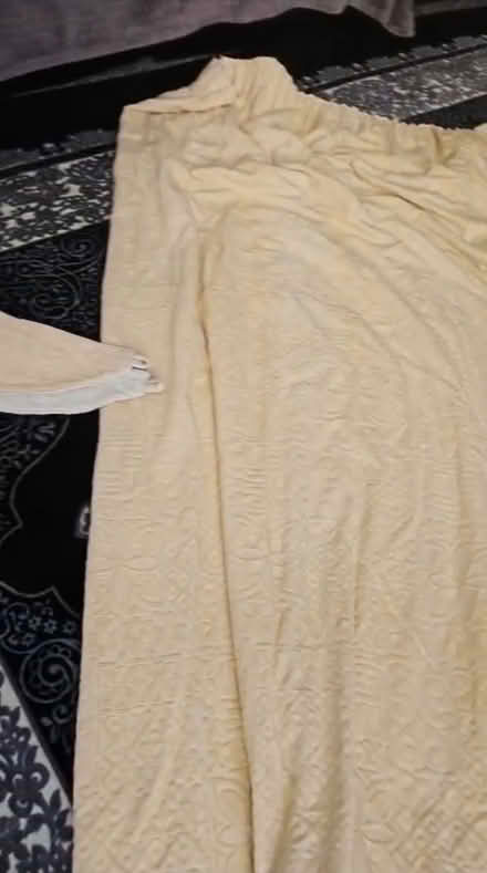 Photo of free A pair of cream curtains (Deepdale, Preston PR1) #2