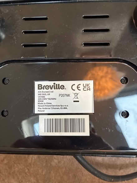Photo of free Breville Toastie Maker (Camden Town NW1) #3