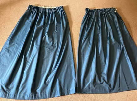 Photo of free Teal blue blackout curtains (Hitchin SG4 7SN) #3