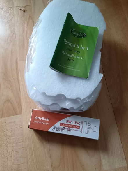 Photo of free Blagdon 5 in 1 pond spare filters and uv light bulb (The Rock TF3) #1