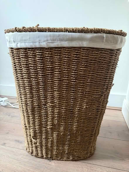 Photo of free Wicker Washing basket (Canonbury N1) #2