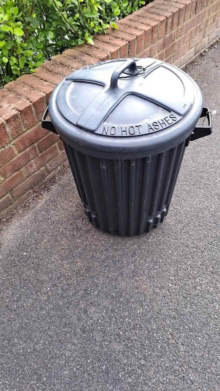 Photo of free Black Plastic Dustbin (Stubbington PO14) #1