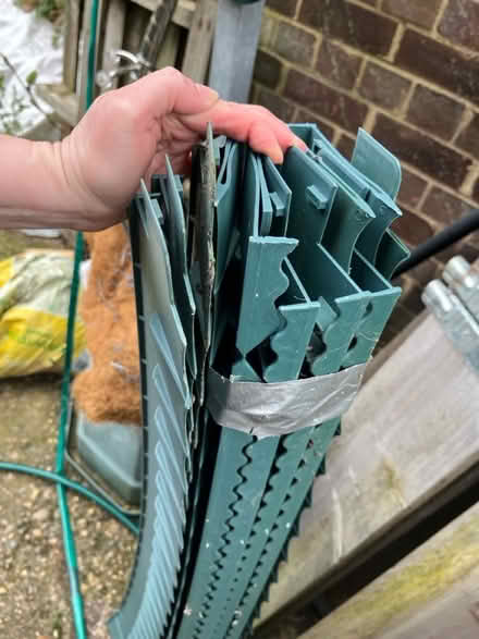 Photo of free Plastic garden edging (11 pieces) (Woolwich SE18) #2