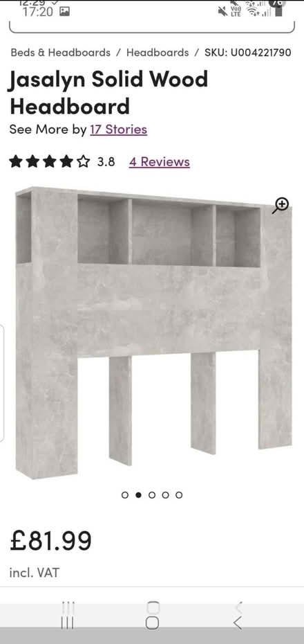 Photo of free Storage headboard for small double bed (Lye Valley OX3) #2