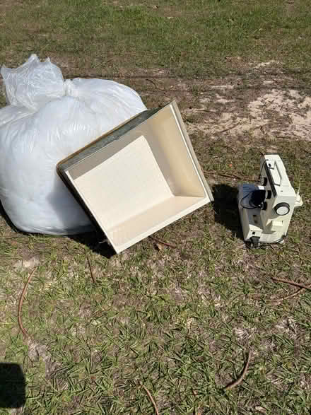 Photo of free Faux down fill, sewing machine, etx (Tindel Camp Rd) #1