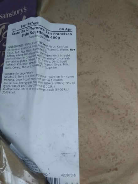 Photo of free Different varieties Sainsbury's breads (Millhouses S7) #3