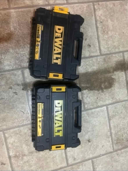 Photo of free DeWalt power tool boxes (Mitcham) #2