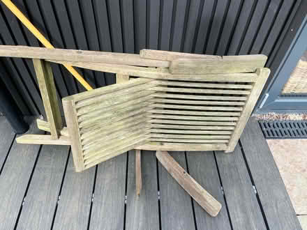Photo of free 4garden chairs. Spares or repairs (Sileby LE12) #1