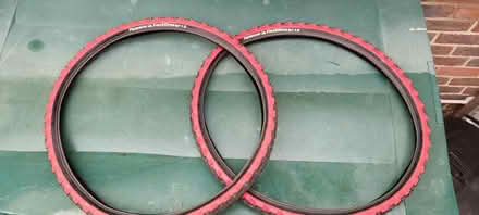 Photo of free 2x Mountain bike tires 26x1.80 (Haywards Heath - Near Station) #1