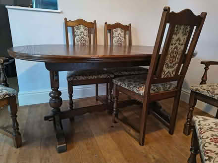 Photo of free Dining table and chairs (Barnard's Green WR14) #4
