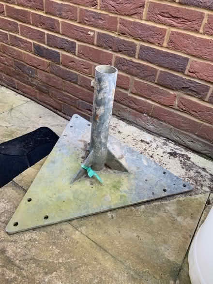 Photo of free Parasol base, cloth dryer base (Tadworth KT20) #1