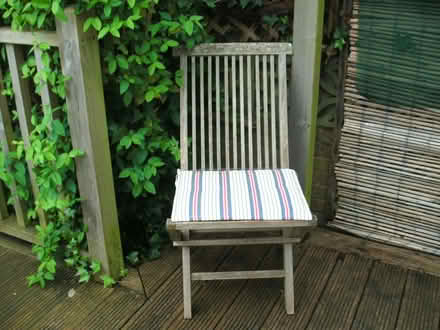 Photo of free Padded seat covers for garden chairs (Portslade by Sea BN3) #1