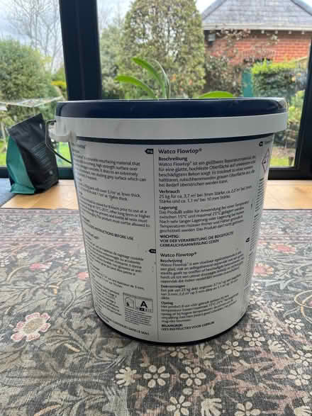 Photo of free 25 kg Watco flowtop self levelling screed, past use by date. (Wickham PO17) #2