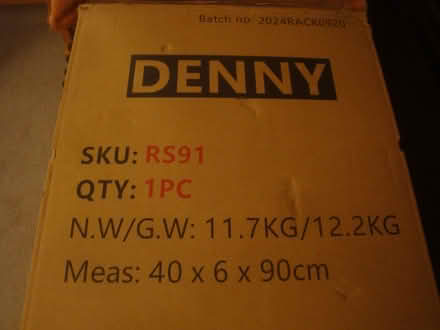 Photo of free 2 Metal Shelf Units (one never used) (Parkstone BH14) #3