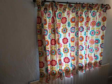 Photo of free Curtains and poles with fittings (Summerlands LA8) #1