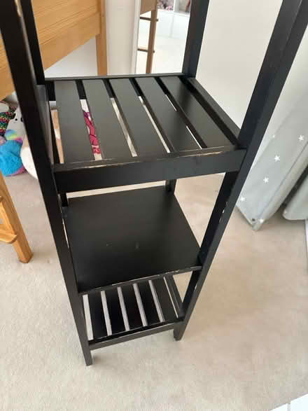 Photo of free Black wooden shelves (BR3) #3