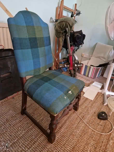 Photo of free Low upholstered chair (Stoke Newington N16) #1